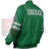 Scout I Philadelphia Eagles Green Vintage Full Snap Varsity Jacket