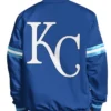 Scout Kansas City Royals Varsity Full Snap Satin Jacket