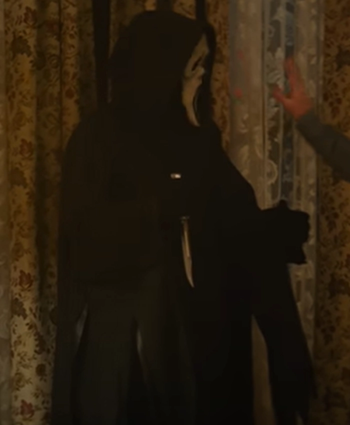 Alternative view of Scream 7 Ghost Hooded Costume