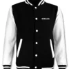 Scream Black And White Varsity Jacket