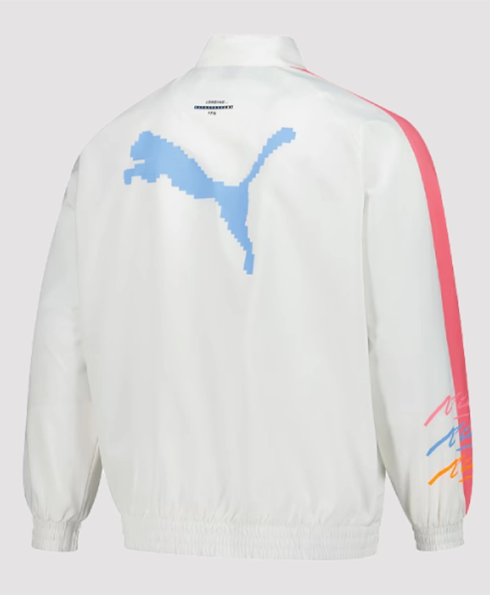 Scuderia Ferrari Miami Grand Prix T7 White Track Jacket