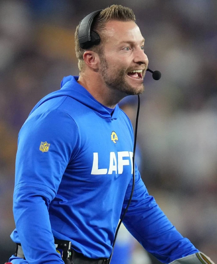 Sean Mcvay Los Angeles Rams LAFD Blue Hoodie