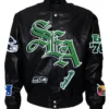 Seattle Seahawks Black Vegan Leather Jacket