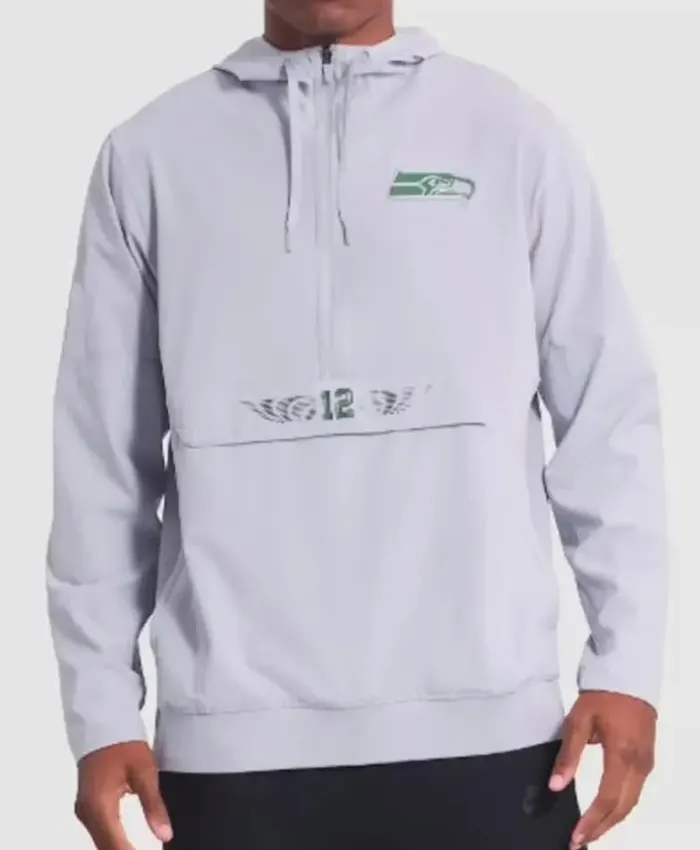 Seattle Seahawks Rivalries Anorak White Jacket