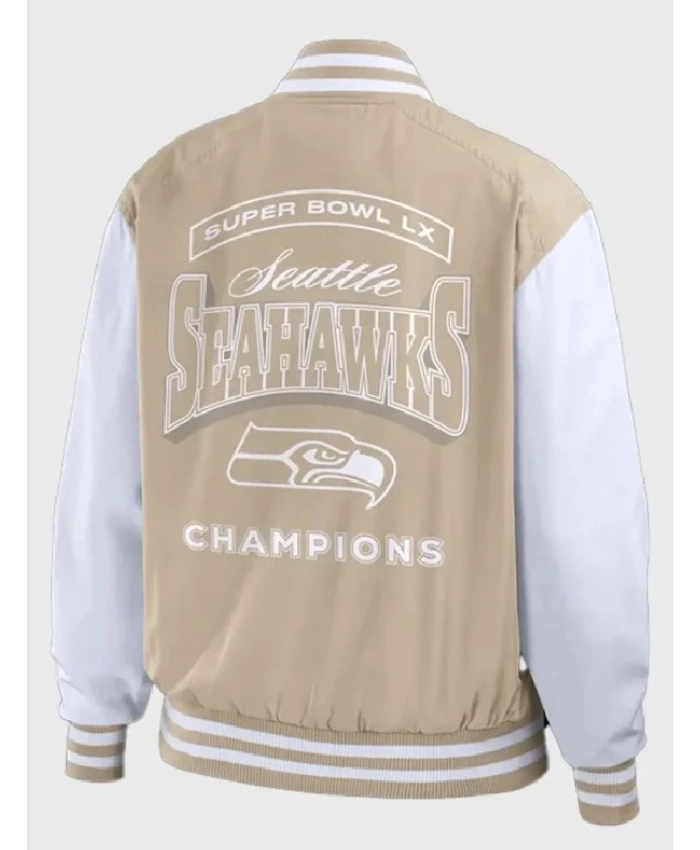 Seattle Seahawks Super Bowl LX Champions Bomber Jacket - Image 2