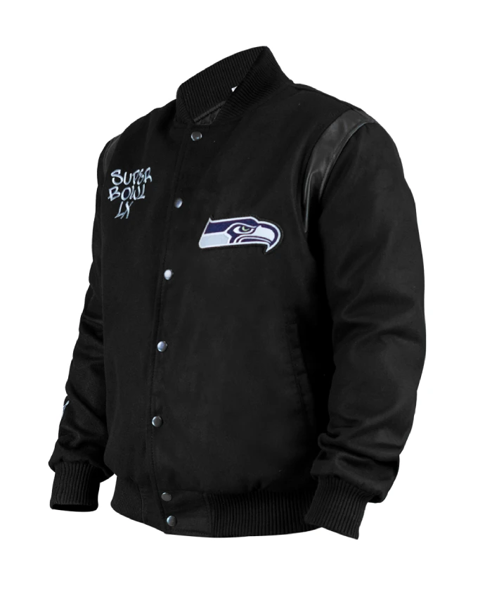 Seattle Seahawks Super Bowl LX Champions Varsity Jacket On Sale