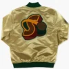 Seattle Supersonics Gold Zip Jacket