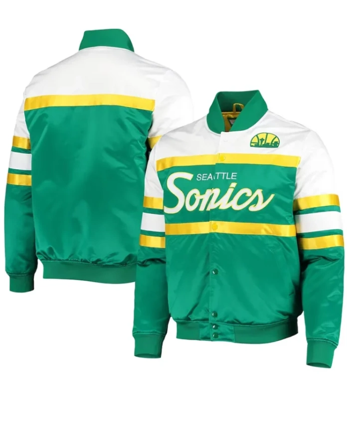 Seattle Supersonics Special Script Satin Jacket