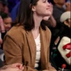 Selena Gomez New York Knicks Long Coat