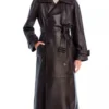 Selena Gomez Only Murders In The Building S5 Leather Black Trench Coat
