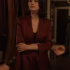 Selena Gomez Only Murders In The Building S05 Burgundy Blazer