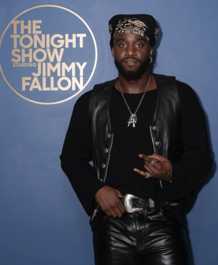 Shaboozey Jeans Tonight Show Vest