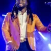 Shaboozey New Years Eve Live Nashvilles Big Bash Leather Coat