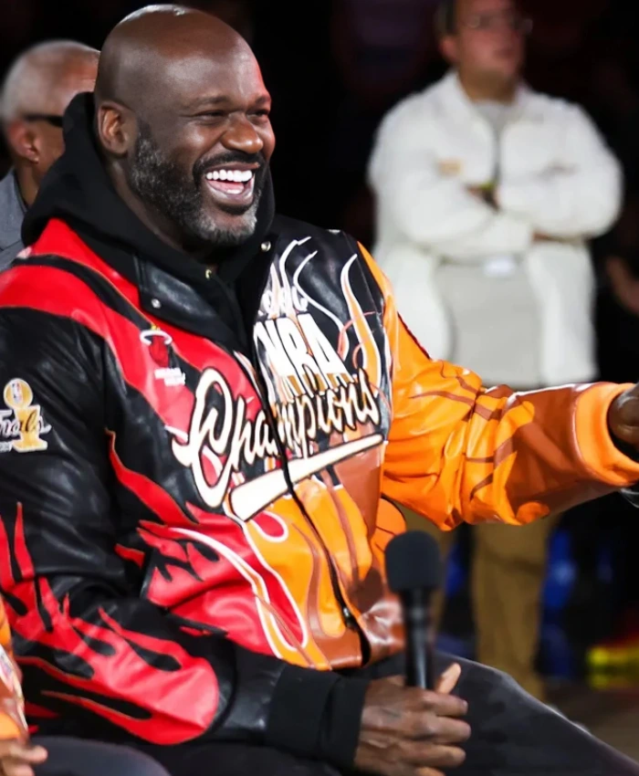 Shaq Miami Heat Championship Bomber Jacket