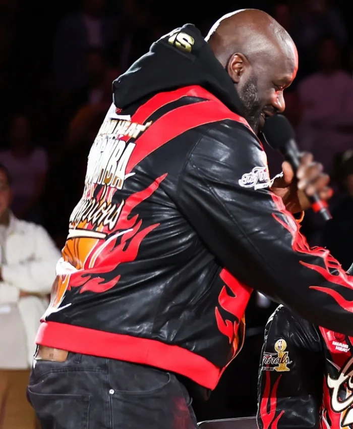 Shaq Miami Heat Championship Jacket