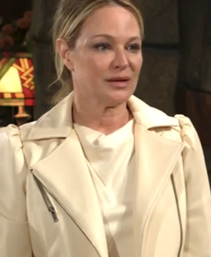Sharon Case The Young And The Restless Biker Leather Jacket