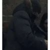Shelter 2026 Jason Statham Grey Parka Coat