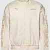 Shop 2026 PUMA x Porsche Legacy Pepita Lifestyle Black and White Taupe Jacket