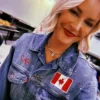 Shop All Elite Wrestling All Out 2025 Toronto Ontario Renee Paquette Canada Blue Denim Jacket