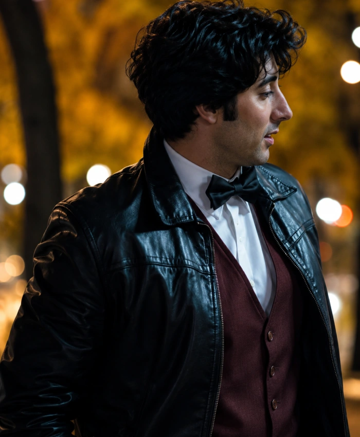 Shop Anthony Ippolito Movie I Play Rocky 2026 Black Leather Blazer 