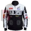 Shop Berna J Edikted Women Black And White Moto Bomber Jacket
