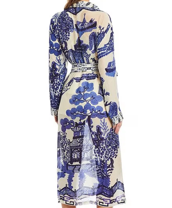 Beyond the Gates 2025 Hayley Lawson Printed Robe - Image 3