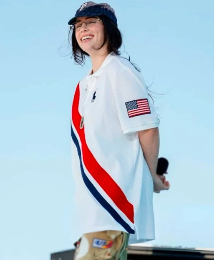 Shop Billie Eilish LA28 Olympic Games White Shirt