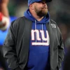 Shop Brian Daboll New York Giants Black Sideline Bomber Jacket