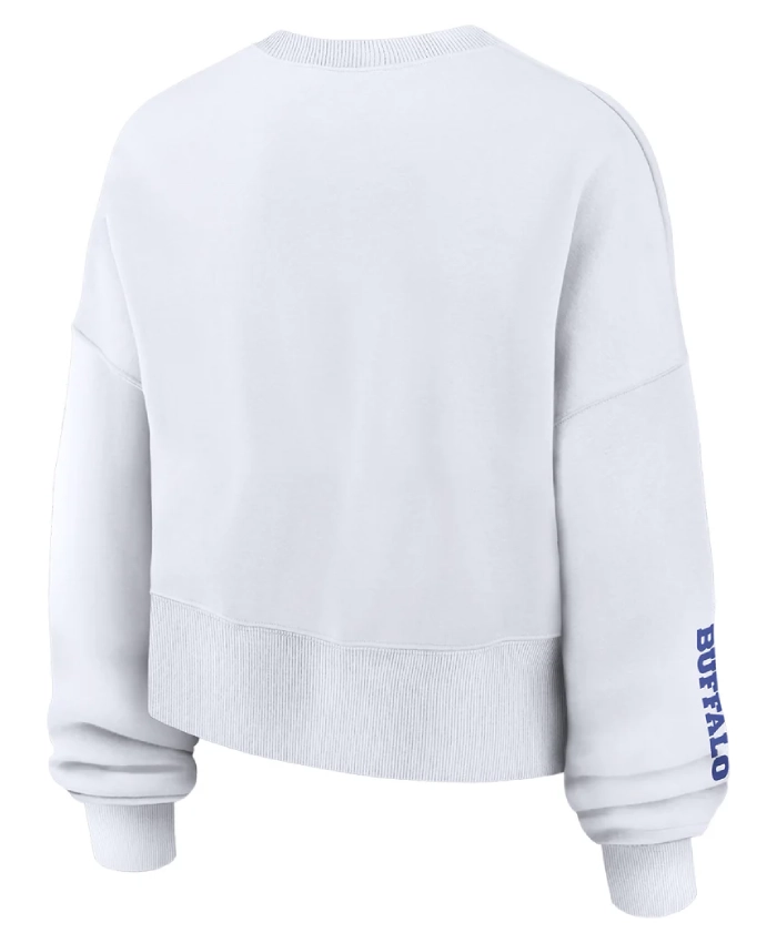 Buffalo Bills 2025 Rivalries White Sweatshirt - Image 3