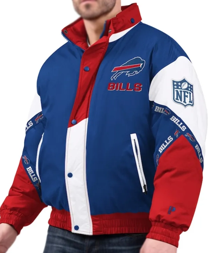 Shop Buffalo Bills Pro Player Tape Royal Full Zip Hoodie Jacket