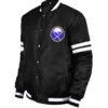 Shop Buffalo Sabres Satin Black Bomber Jacket