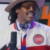 Shop Cam Newton Detroit Pistons Starter Varsirty Satin Jacket