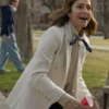 Shop Cassidy TV Movie Home Turf 2025 Nikki Deloach Tweed Beige Blazer