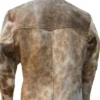 Shop Cowhide Brown And White Fur Leather Jacket For Men And Women