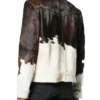 Shop Cowhide Multicolor Leather Fur Jacket For Men And Women