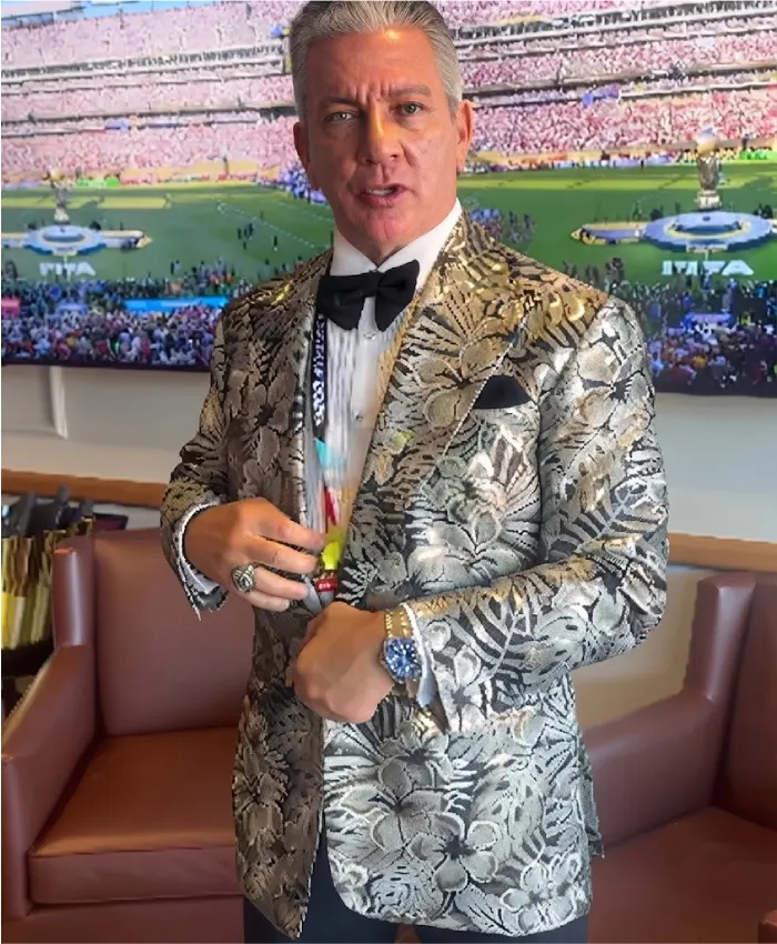 Shop FIFA World Cup 2026 Final Announcer Bruce Buffer Blazer For Men