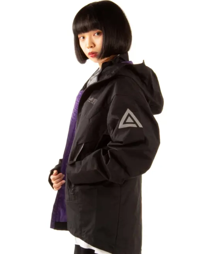 Shop Ghost in the Shell SAC 2045 Hard Shell Black Jacket