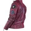 Shop Halloween Music Festival German Singer Michael Kiske Red Leather Jacket