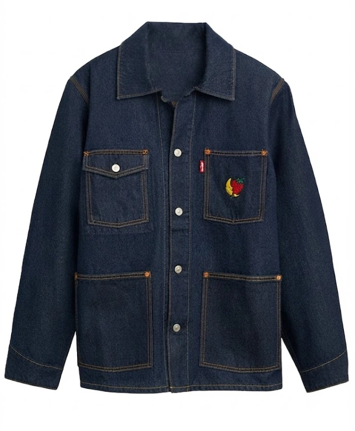 Shop Levis x Sky High Farm Goods 2026 Chore Blue Denim Jacket