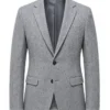 Shop Luke Grimes Western Style Grey Wool Blazer