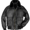 Shop Mark US Shearling Fur G 1 Bomber Flight Jacket