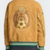 Shop Mexico FIFA World Cup 2026 Mustard Bomber Fringe Jacket
