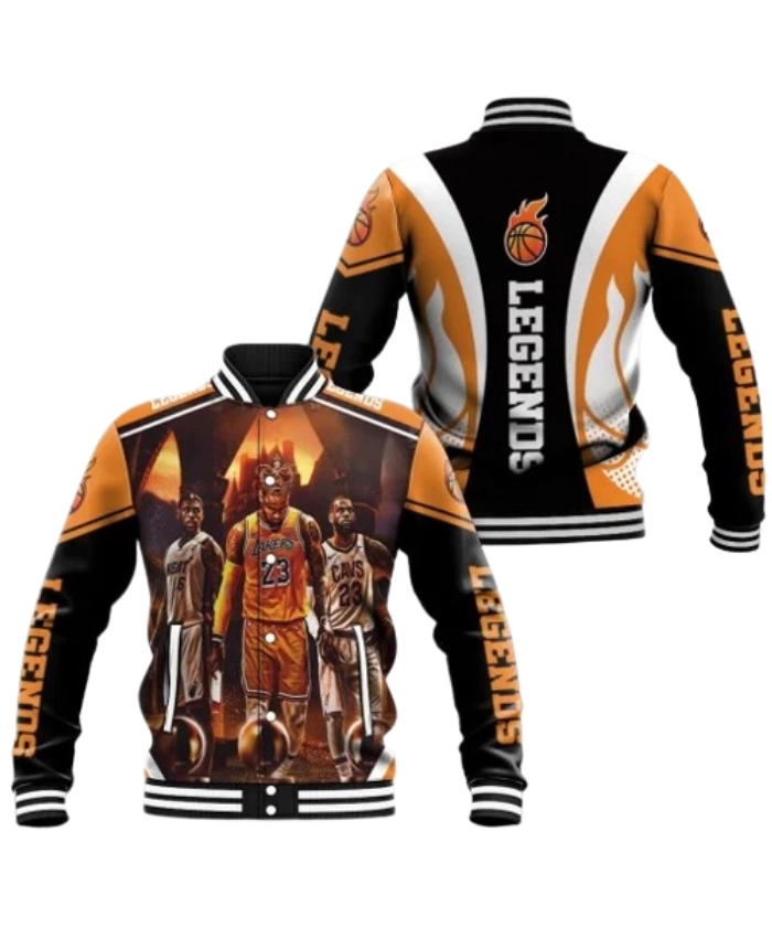 Shop NBA Legend LeBron James Letterman Varsity Jacket