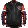 Shop New England Patriots Bomber Leather Jacket