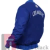 Shop Now Baseball Team Los Angeles Dodgers Blue Wool Bomber Jacket For Men And Women