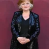 Shop Now Downton Abbey 2025 Lesley Nicol Black Sequin Coat For Sale