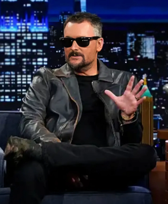 The Tonight Show Starring Jimmy Fallon S12 Eric Church Leather Jacket