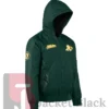 Shop Now Oakland Athletics Historic L 2B Green Hooded Bomber Jacket Men And Women
