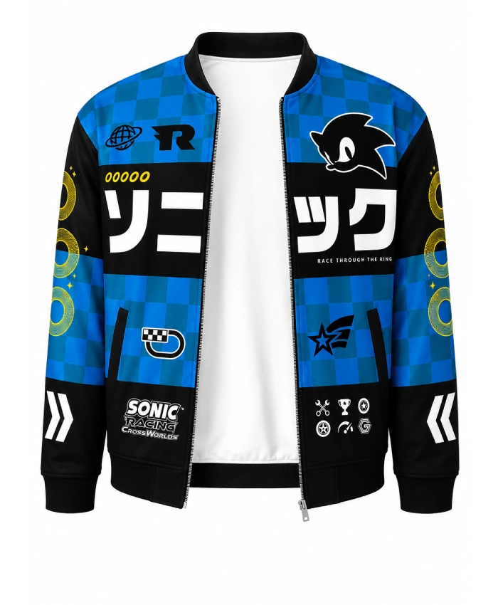 Shop Now Sonic The Hedgehog Bomber Jacket