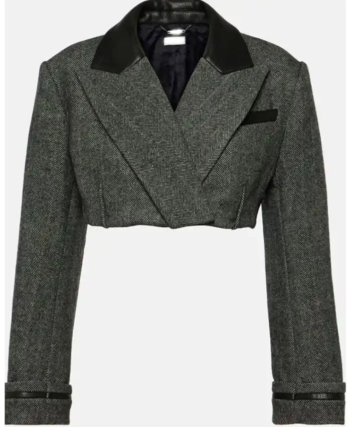Shop Now The Voice Season 26 Georgia Starnes Grey Crop Blazer For Unisex